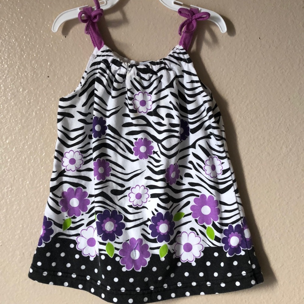 G & J floral toddler set
